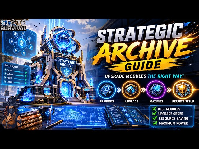 Strategic Archive Upgrade Guide | Best Module Order for Maximum Value!