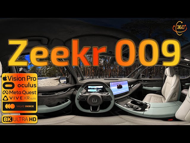 You’ve never seen ZEEKR 009 like this! ⚡ Full 360° interior view! ⚡ Press play!