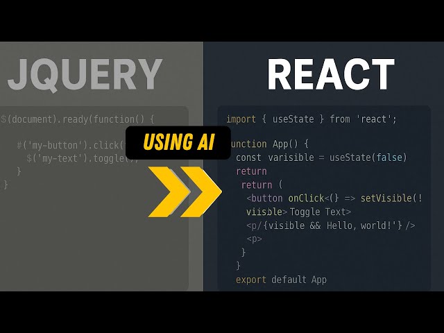 JQuery to React in SECONDS with Workik AI! 🚀