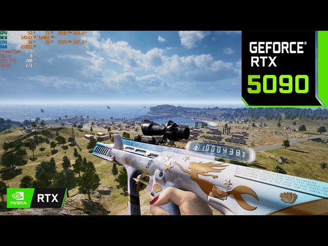 PUBG 4K Max Settings: RTX 5090 - i9 14900K - 128GB RAM | Erangel - AUG & Mini14 Gameplay