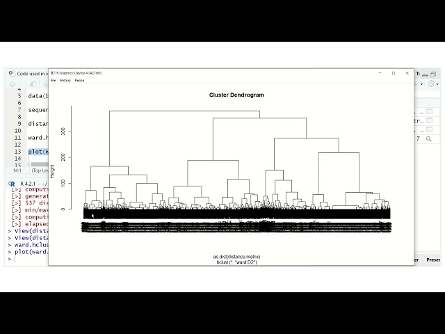 Sequence Analysis 3 - Cluster analysis