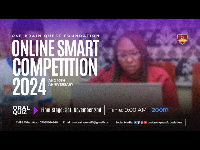 Online Smart Competition 2024: Coding Quiz - Senior Category