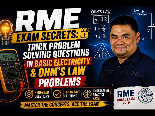 RME Exam Secrets: Trick Problem Solving Questions in Basic Electricity & Ohm's Law Problems