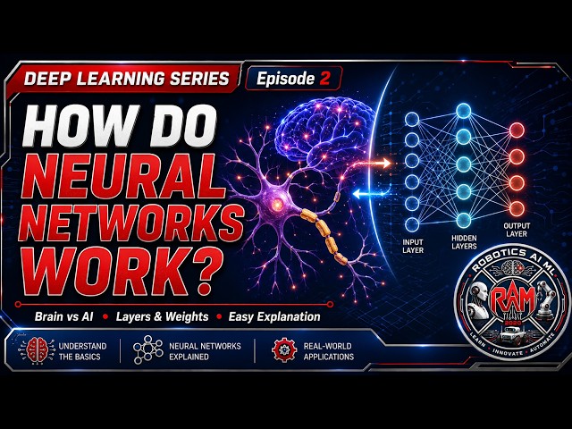 #2 Deep Learning: How Do Neural Networks Work? | Human Brain vs AI | Deep Learning Episode 2
