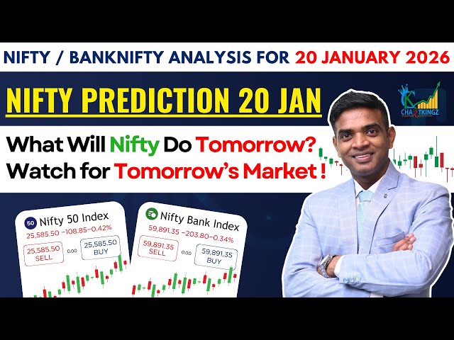 Nifty Live Analysis for 20 January 2026 | What Will Nifty Do Tomorrow? Watch for Tomorrow’s Market !