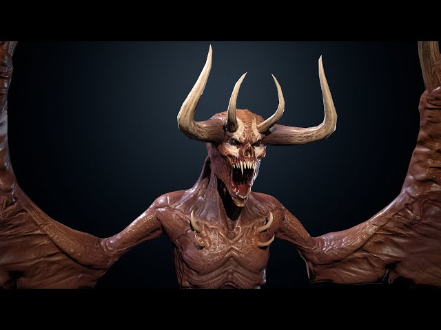 UPBGE - Dead  Space  Flying Demon  Z1   @joyack3d
