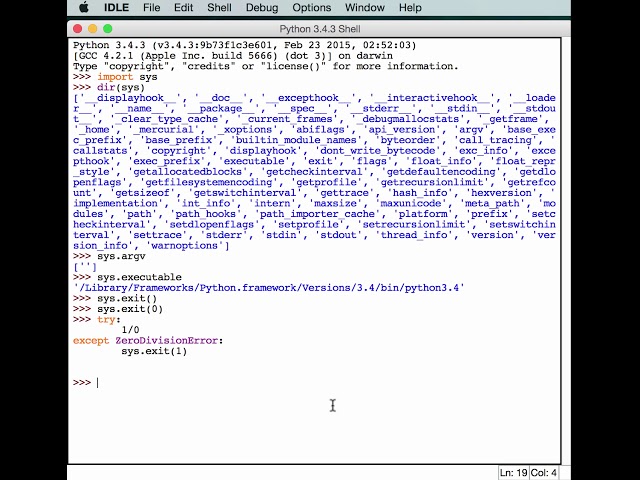 Python 101: Episode #20 - The sys module