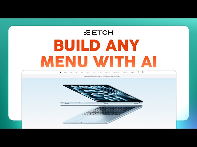 Mega Menu Pro + AI Connector: Build Your Menu with AI