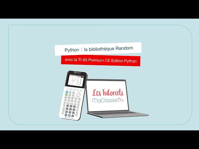 Python : la bibliothèque Random