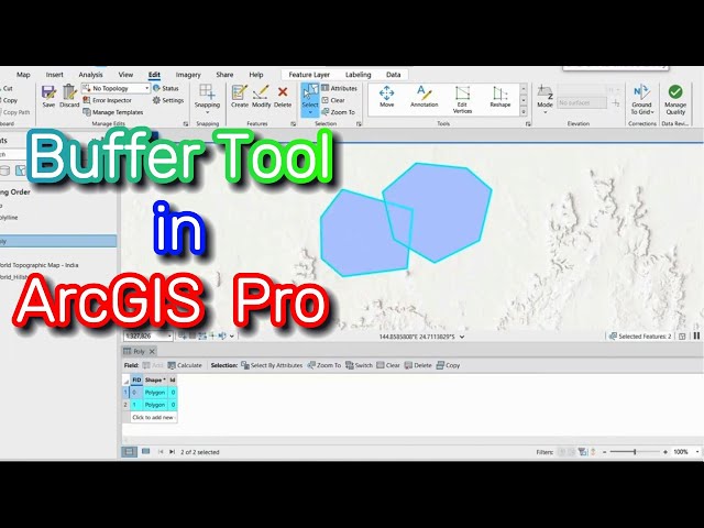 ArcGIS Pro Beginner's Tutorial: Buffer Tool