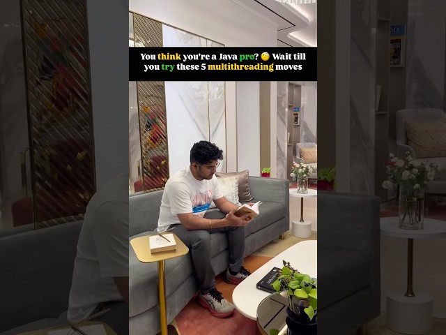 🤖Multithreading in Java 🌟crack any interview 👀 In Description #interview #shorts #tech #threads