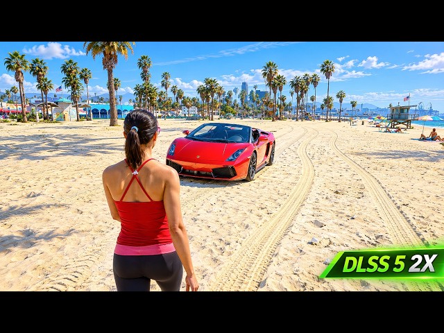 GTA 5 DLSS 5 Neural Rendering 2X 🔥 Next-Gen Graphics GTA 6-Level Visuals | RTX 5090!