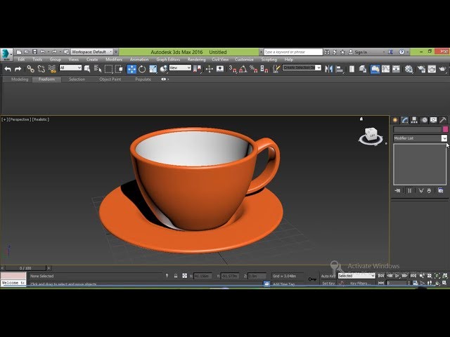 Coffee Cup - 3ds Max Modeling Tutorial