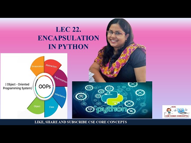 Lec. 22  ENCAPSULATION IN PYTHON