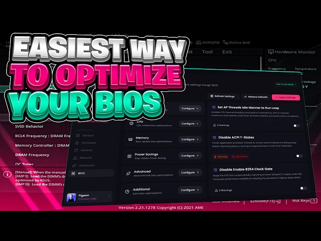 The *NEW* Easiest Way to Optimize BIOS... (FPS Boost & Lower Delay)