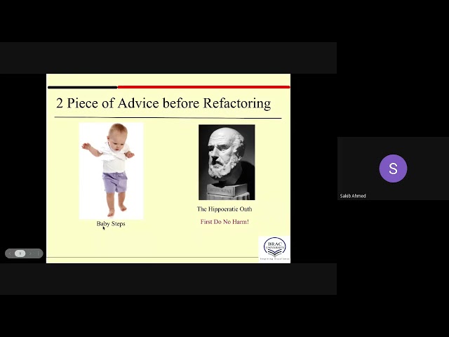 Code Smell and Refactoring