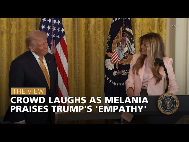 Crowd Laughs as Melania Praises Trump's 'Empathy' | The View