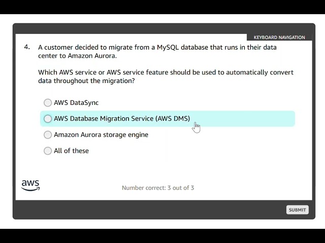 AWS Academy Cloud Operations, Module 6 Knowledge Check Answers