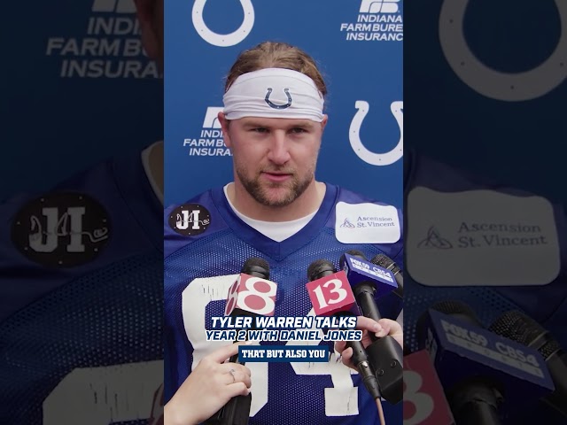 year 2 together. #colts #nfl #indianapoliscolts #football #media #tylerwarren #danieljones