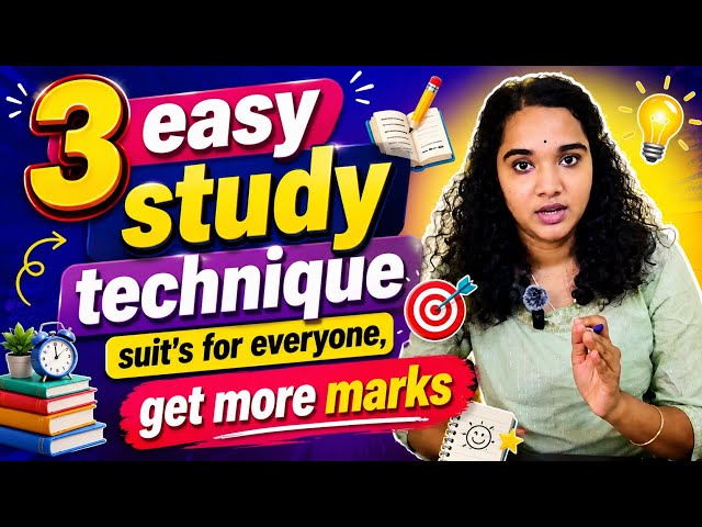 Study tips / study technique's tamil/ easy study ideas / study tips tamil
