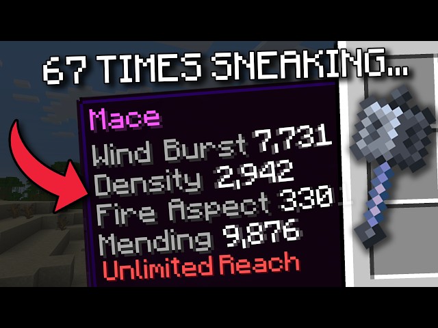 Minecraft, But You Enchant Every Time You Sneak...