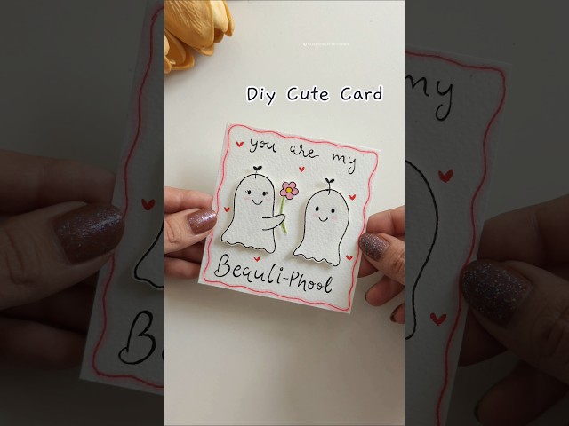 CUTEST EVER LOVE CARD💖 Handmade Card! #lovecard