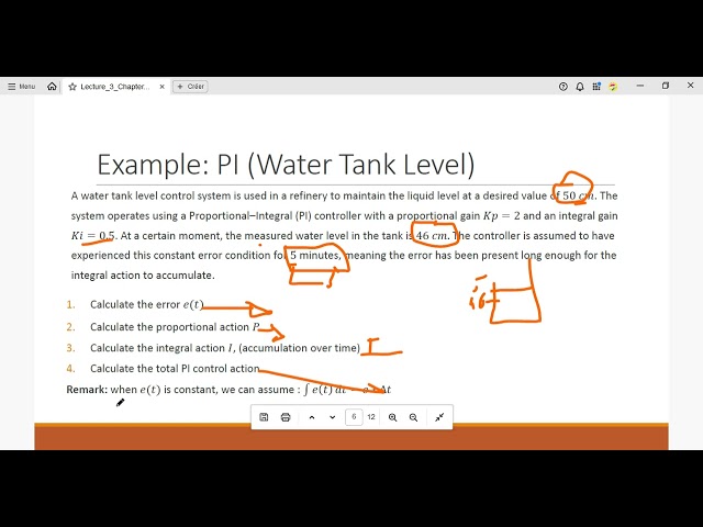 Industrial Control Modes PI & PID | Regulation & Instrumentation (Chapter 2 Part 2) S.2 UED1.2