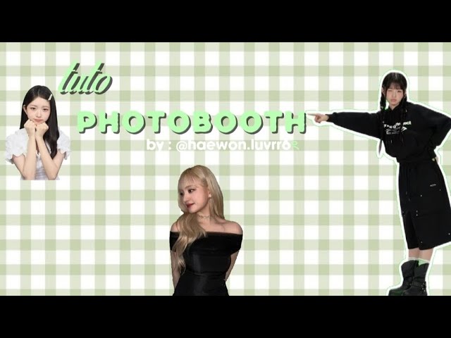 Tuto photobooth by @haewon.luvrr6ৎ App: Meitu #viral #kpop #fyp #tutorial 