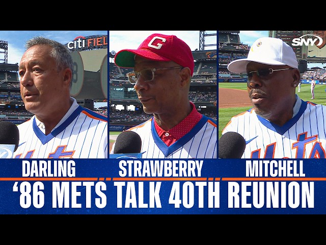 Ron Darling, Darryl Strawberry and Kevin Mitchell reflect on 1986 Mets reunion at Citi Field