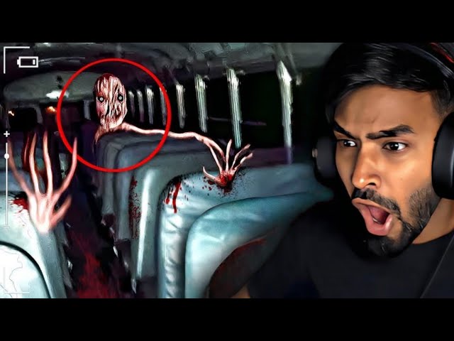 CAN I ESCAPE FROM THIS HAUNTED TRAIN | TECHNO GAMERZ HORROR GAME | TECHNO GAMERZ