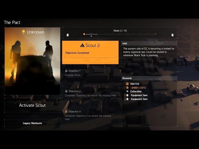 THE DIVISION 2 | Manhunt SCOUT 2 Solution (Y7S2)