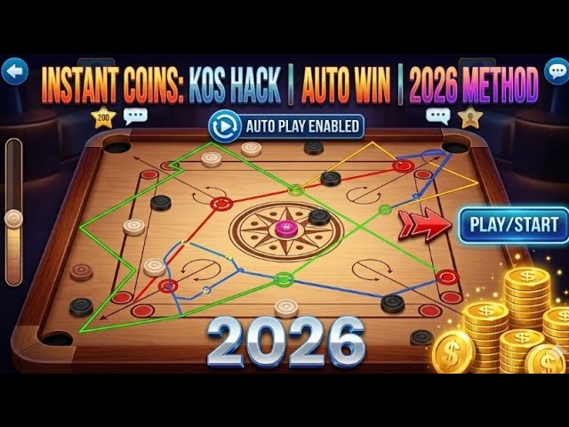 ​Carrom Pool AutoPlay Hack Live | Non-Stop Auto Win Trick 🎯