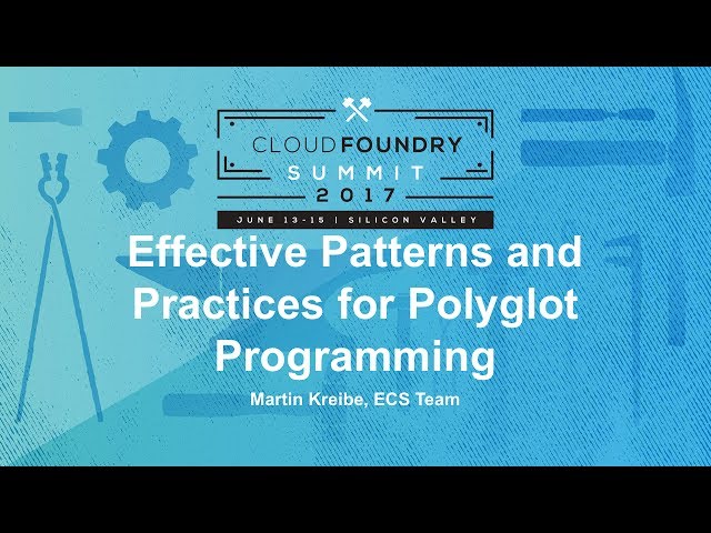 Effective Patterns and Practices for Polyglot Programming