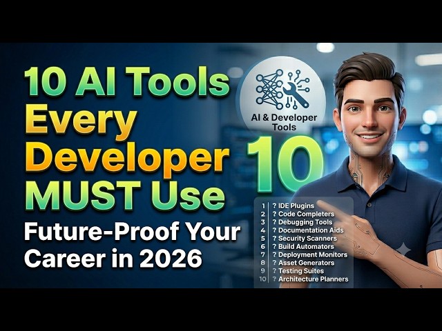 10 AI Tools Every Developer Must Use in 2026 🚀 | Code Faster, Build Smarter