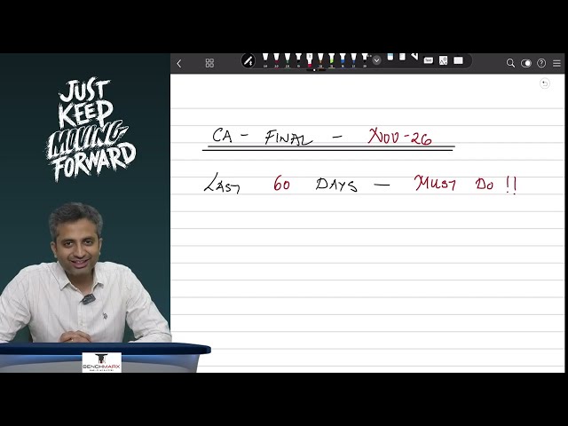 CA Final Nov 26 | Last 60 Days | Don't just Study Harder, Do these 5 Things Differently!!!