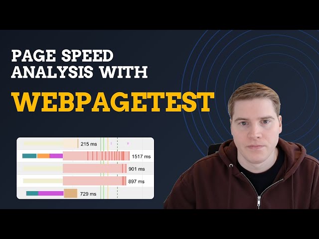 How to analyze website performance with WebPageTest