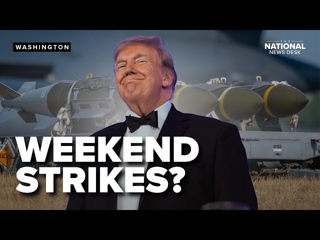 TRUMP'S NEXT MOVE: Massive strike on Iran planned for this weekend