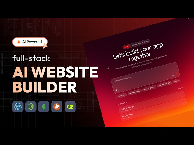 Build a Full Stack AI Website Builder with MERN Stack | Complete AI SaaS Project Step by Step