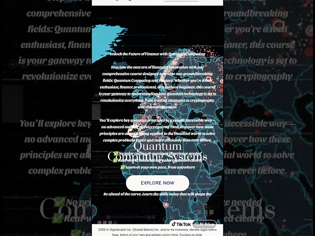 Unlocking the Future: How Quantum Computing Will Revolutionize Finance!" #qworld #quantumfinance