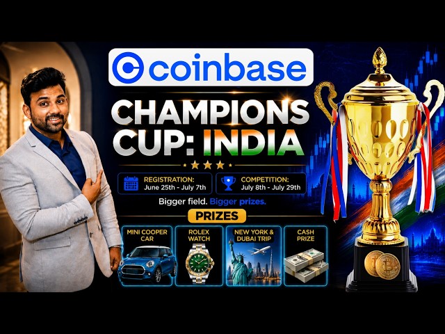 Coinbase Champions Cup India | Crypto Trading Championship | Crypto Trading