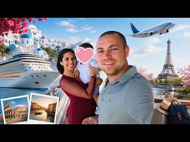 We traveled around Europe with a BABY. A CRUISE and several PLANES | Mistakes, tips, and reality