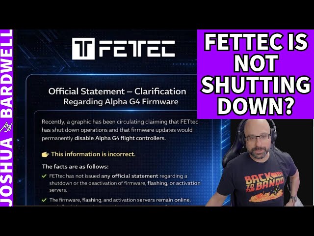 Fettec Is Not Shutting Down? TMotor Claims Untrue? - FPV Questions