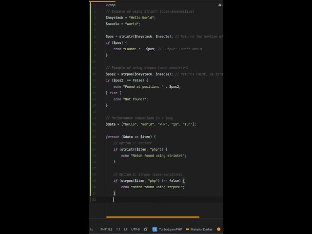 Why use stristr over strpos? stristr vs strpos in #php – Which One Should You Use?