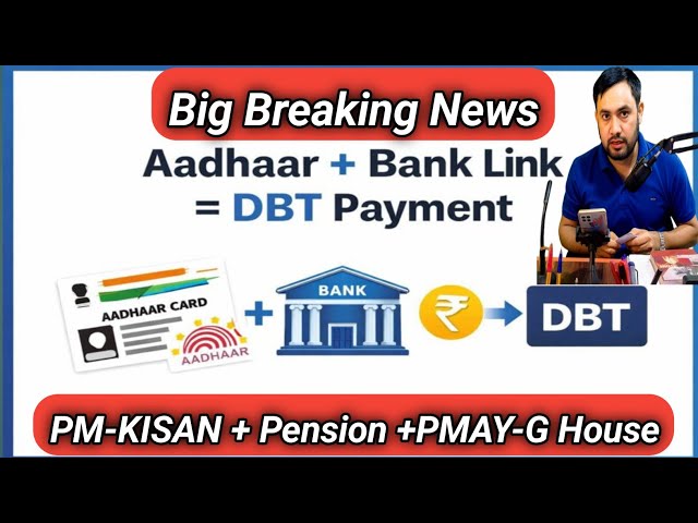 How to Link Aadhaar with Bank Account 2026 | NPCI Mapping & DBT Payment Process