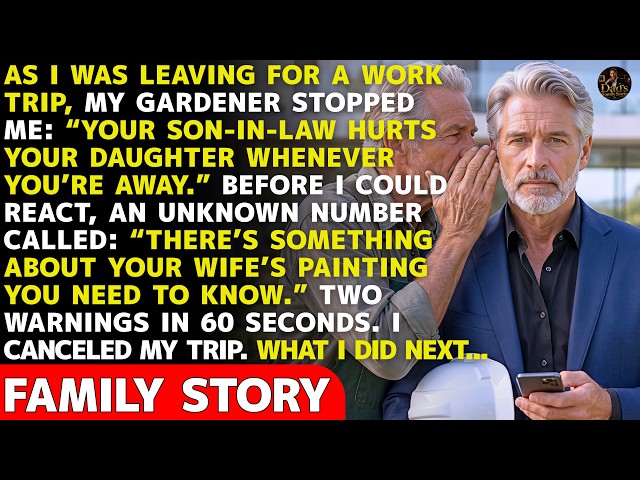 “Your Son-in-Law Hurts Your Daughter When You Leave!” My Gardener Said—Then I Found Footage He Hid