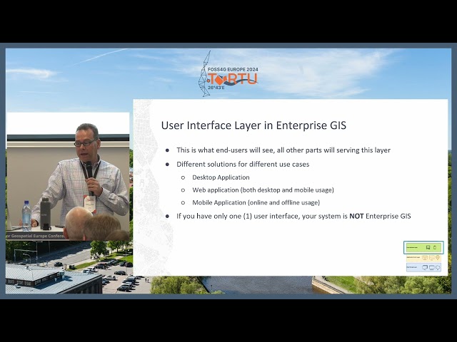 FOSS4GE 2024 | Building Enterprise GIS with FOSS4G