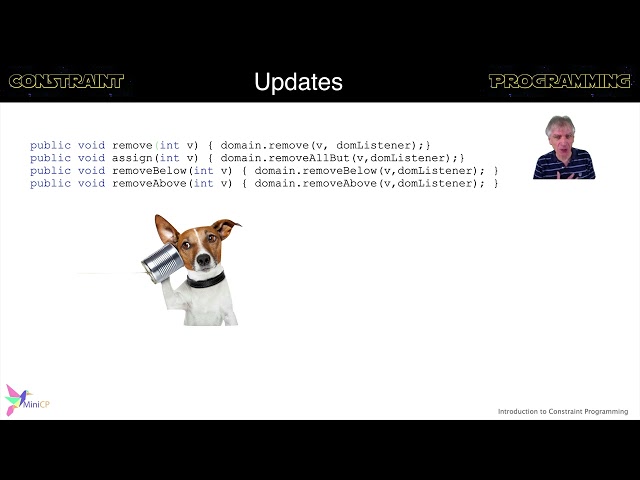Louv31x 2022 s02 ss05 v02 MiniCP: Variables and listening to changes on variables.