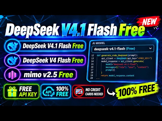 DeepSeek V4.1 Flash: How to Get a Free API Key & Use It in OpenCode