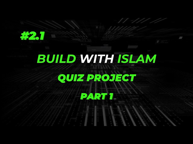Programming a Quiz Site with HTML & CSS 🚀 | UI Design and Dark Mode Button (Part 1)