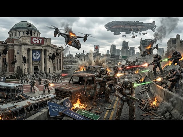 The Enclave tries to ambush the Brotherhood of Steel Fallout 4 